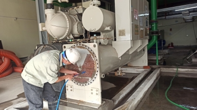 Tẩy cặn chiller tại Thái Nguyên